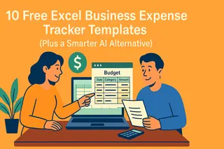 10 Plantillas Gratuitas de Excel para Rastrear Gastos Empresariales (y una Alternativa Más Inteligente con IA)