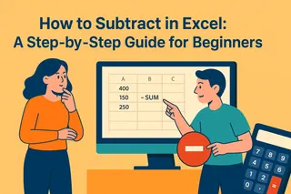 How to Subtract in Excel: A Step-by-Step Guide for Beginners