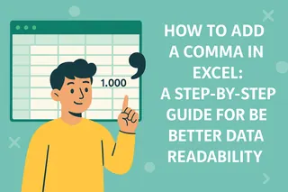 So fügen Sie ein Komma in Excel ein: Schritt-für-Schritt-Anleitung für bessere Datenlesbarkeit