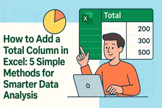 How to Add a Total Column in Excel: 5 Simple Methods for Smarter Data Analysis