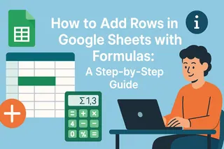 How to Add Rows in Google Sheets with Formulas: A Step-by-Step Guide