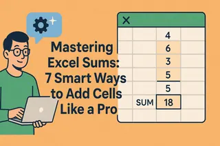 Mastering Excel Sums: 7 Smart Ways to Add Cells Like a Pro