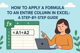 Comment appliquer une formule à une colonne entière dans Excel : Guide étape par étape