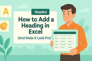 How to Add a Heading in Excel (And Make It Look Pro)