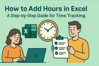 Excel에서 시간 추가 방법: 시간 추적을 위한 단계별 가이드