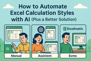 How to Automate Excel Calculation Styles with AI (Plus a Better Solution)