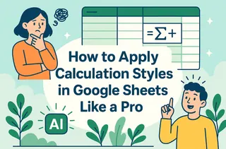 How to Apply Calculation Styles in Google Sheets Like a Pro