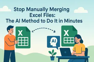 Stop Manually Merging Excel Files: The AI Method to Do It in Minutes