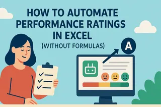 How to Automate Performance Ratings in Excel (Without Formulas)