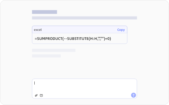 Build Formulas via Chat