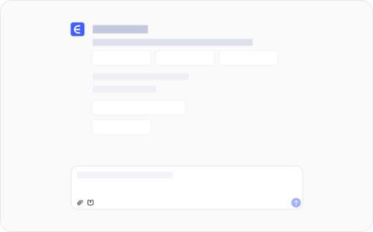 Ask questions and get structured outputs—tables, charts, and narrative explanations.