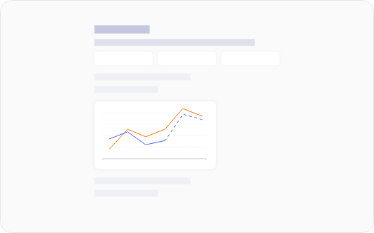 Excelmatic uses Python-based analysis to run forecasting models. Forecast KPIs like revenue, costs, cashflow, compare scenarios, and slice forecasts by any dimension.