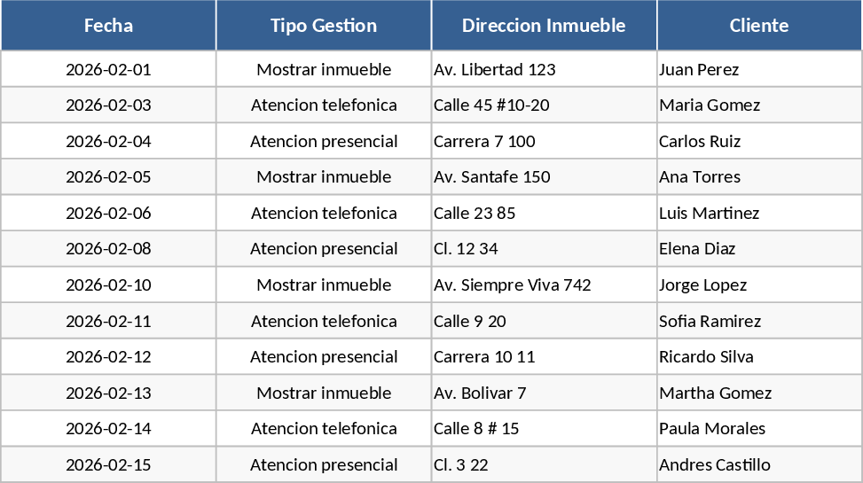 Immobilien-Management Monatsbericht Vorlage