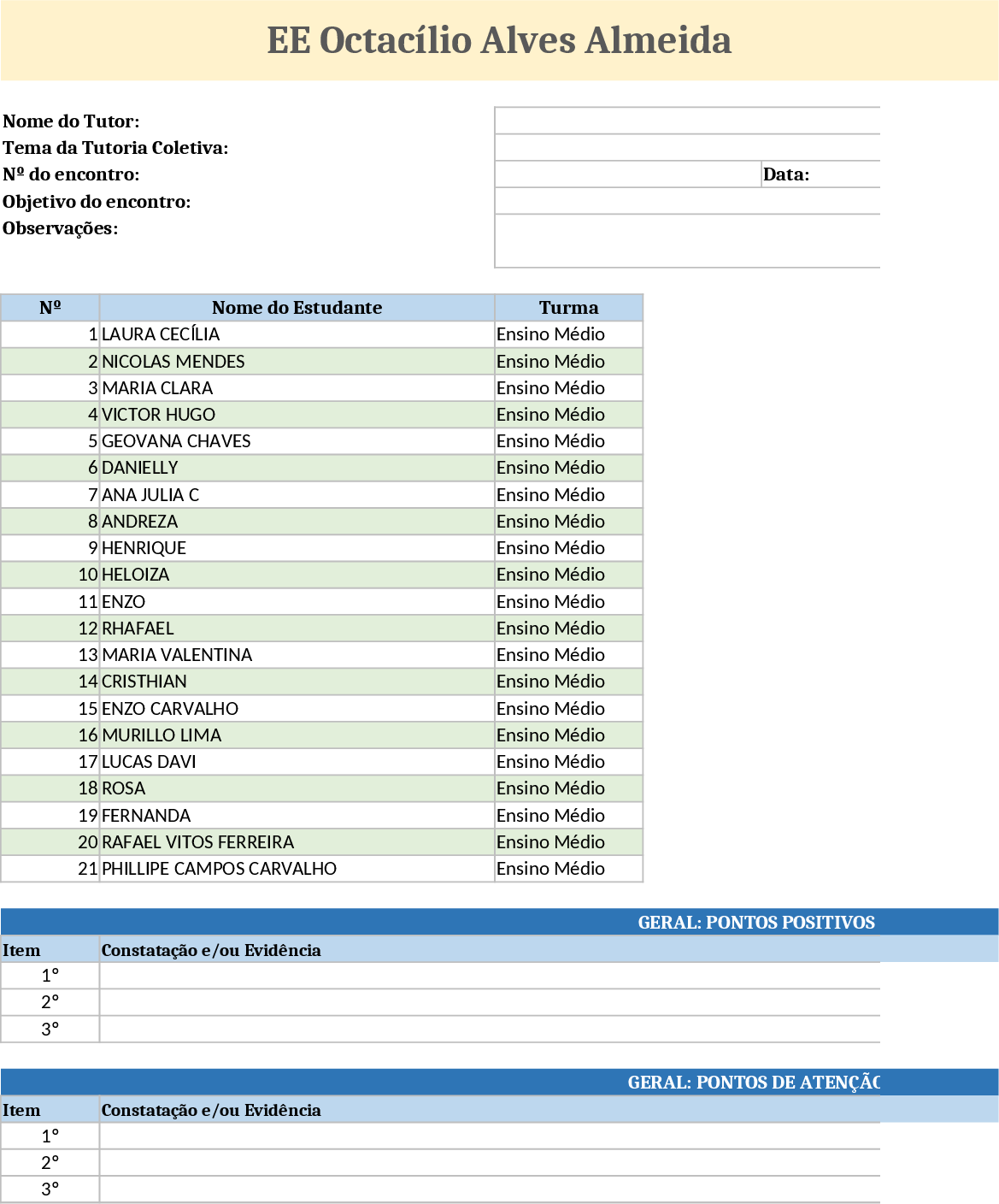 Comprehensive Tutoring Tracker and Notes Template