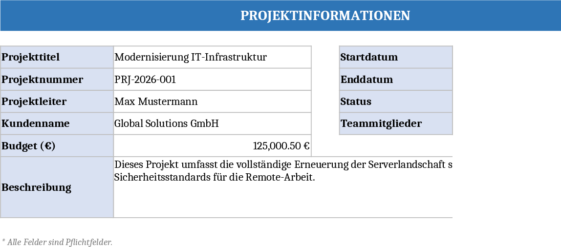 Project Chronicle Tracker with Milestones and Gantt Template