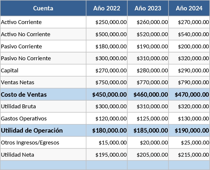 Vertical and Horizontal Financial Analysis Management Report Template
