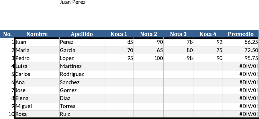 Student Grade Tracker and Validation Template